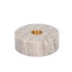 Beige marble candleholder / base for candle