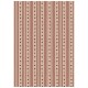 Rouleau papier cadeau coeurs marrons 5 m x 52,5 cm