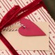 Rouleau papier cadeau coeurs marrons 5 m x 52,5 cm
