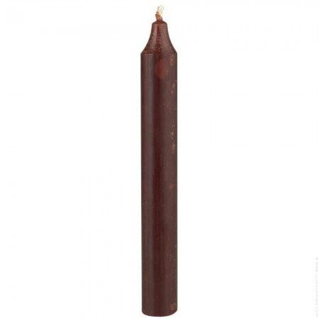 Bougie chandelle chocolat