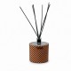Diffuseur raphia cuir May à bâtonnets 500 ml - Ambre