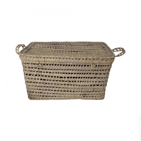 Malle (coffre) en feuille de palmier 60 cm