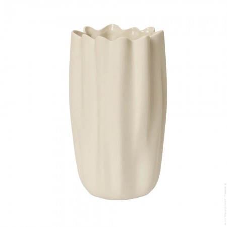 23 cm off white Nium vase