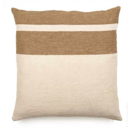 Coussin en lin Railroad 50 x 50 cm
