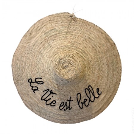 80 cm La vie est belle palmtree hat