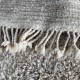 Tapis Beni Ouarain beige uni à losanges 310 x 210 cm