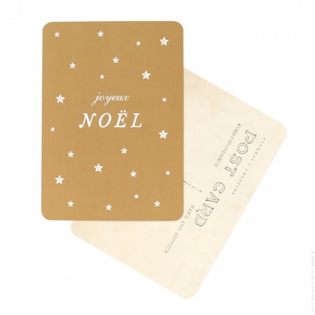 Carte postale Cinq Mai - Joyeux No&euml;l &eacute;toiles
