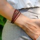 Bracelet 6 tours Yves bleu majorelle
