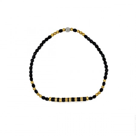 Aline gold black bracelet