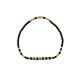 6 turn Aline gold black bracelet