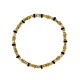 Bracelet  Aline gold black