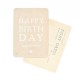 Carte postale Cinq Mai - Happy Birthday old paper