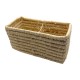 Raffia tall basket