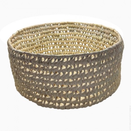 D 25 cm palm leaf basket