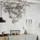 Natural and black bamboo napkin holder