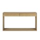 Console nordique 2 tiroirs 160 cm