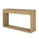 Console nordique 2 tiroirs 160 cm
