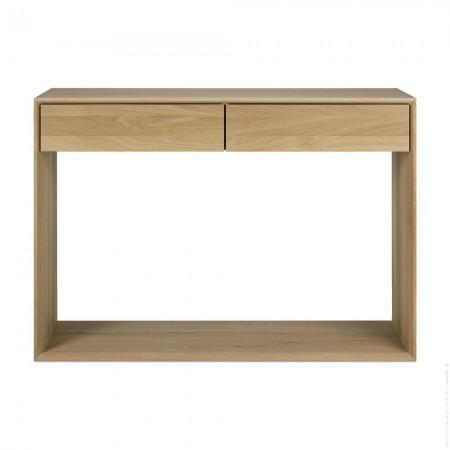 Console nordique 2 tiroirs 160 cm