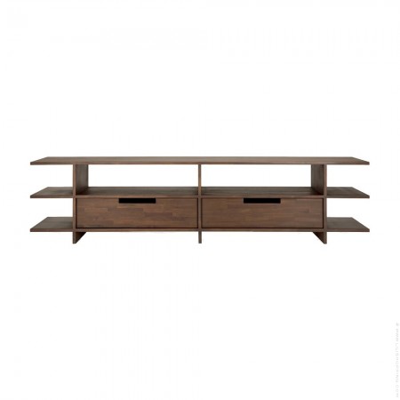 Solid teak Kabuki TV cupboard