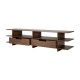 Table d'appoint Kabuki teck brun