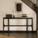 Console PI en teck brun 140 cm