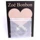 Boucles d'oreilles Zoé Bonbon gris foncé