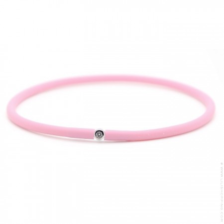 My first diamond light pink bracelet