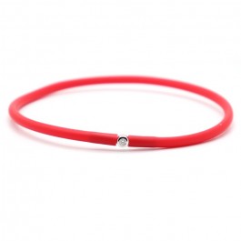 My first diamond red bracelet