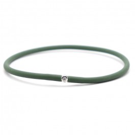 My first diamond kaki green bracelet