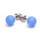 Boucles d'oreilles bleu