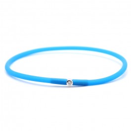 My first diamond electric blue bracelet