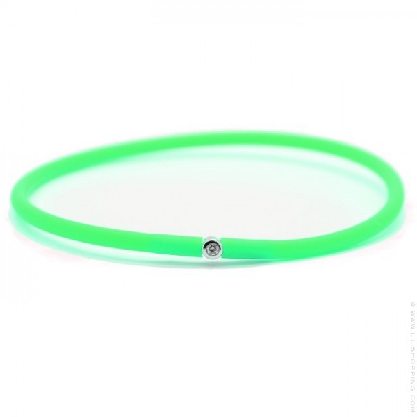 Bracelet fluo Vert boîte de 100