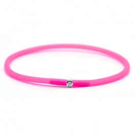 Bracelet My first diamond rose fluo