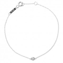 Bracelet or blanc 18 carats et diamant