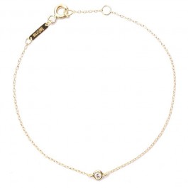 Bracelet or 18 carats et diamant