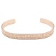 2-Line Rose Gold Plated Cuff