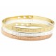 Happiness Is Not A Destination Gold Plated Bracelet