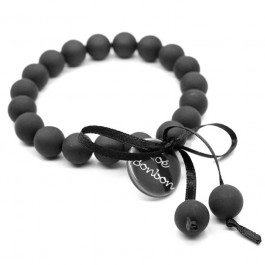Black mini beads bracelet Zoe Bonbon