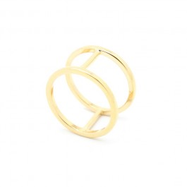 Gold platted dubble ring