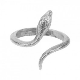 Bague serpent argent