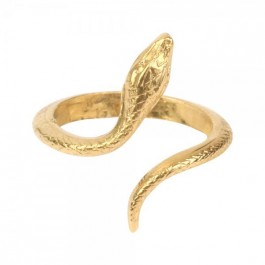 Bague serpent or