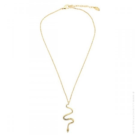 Snake Gold platted necklace
