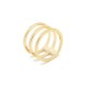 Gold platted triple ring