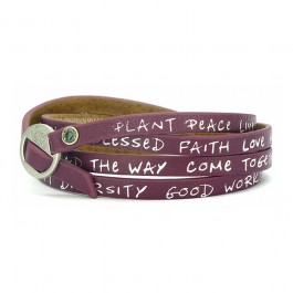 Magenta new regular wrap bracelet