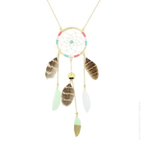 Hipanema dreamcatcher long necklace