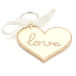 Porte Clé glitter Love