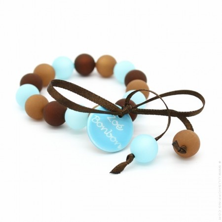 Turquoise and brown Bracelet for Kids