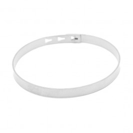 Jonc lisse argent
