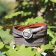 Grey around eco wrap bracelet