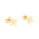 Gold platted star earrings